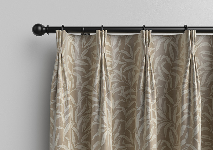 Trailing Vines, Vintage Brown - Made to Measure Curtains - Image 11